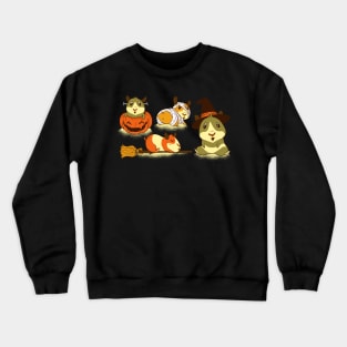 HALLOWEEN GUINEA PIG CARTOON SET Crewneck Sweatshirt